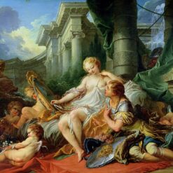 Hand-painted oil painting reproduction of Rinaldo and Armida by Francois Boucher 1734