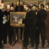 Maurice Denis – Homage to Cezanne (1900) Post-Impressionist Art – Hand-Painted Oil Reproduction by Dafen Village Studio 1 Hand-painted oil painting reproduction of Homage to Cezanne by Maurice Denis 1900 post-impressionist artwork created by Dafen Village Studio