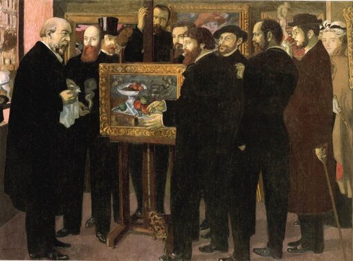 Maurice Denis – Homage to Cezanne (1900) Post-Impressionist Art – Hand-Painted Oil Reproduction by Dafen Village Studio
