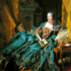 François Boucher – Madame de Pompadour (1756) Monumental Rococo Portrait – Hand-Painted Oil Reproduction by Dafen Village Studio 1 Hand-painted oil painting reproduction of Madame de Pompadour by Francois Boucher 1756 Alte Pinakothek