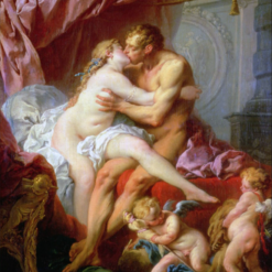 Hand-painted oil painting reproduction of Hercules and Omphale by Francois Boucher 1735 Pushkin Museum