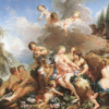 François Boucher – The Rape of Europa (c. 1732–1734) Monumental Rococo Art – Hand-Painted Oil Reproduction by Dafen Village Studio 1 Hand-painted oil painting reproduction of The Rape of Europa by Francois Boucher c 1732 1734