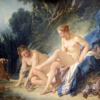 François Boucher – Diana Getting Out of Her Bath (1742) Rococo Art – Hand-Painted Oil Reproduction by Dafen Village Studio 2 Hand-painted oil painting reproduction of Diana Getting Out of Her Bath by Francois Boucher 1742 Louvre Museum