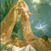 François Boucher – Mars and Venus (c. 1754) Rococo Mythological Art – Hand-Painted Oil Reproduction by Dafen Village Studio 2 Hand-painted oil painting reproduction of Mars and Venus by Francois Boucher c 1754