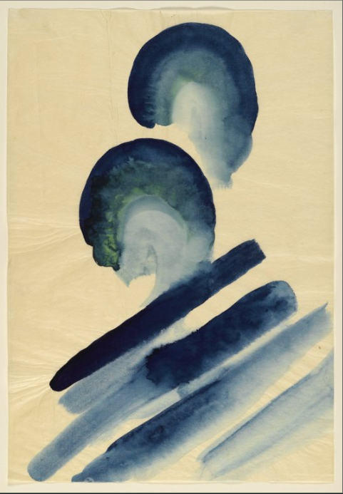 Blue No. 1 (1916) by Georgia O’Keeffe Hand-Painted Oil Painting Reproduction | Dafen Studio