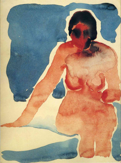 Georgia O’Keeffe Seated Nude (1917) Hand-Painted Oil Reproduction