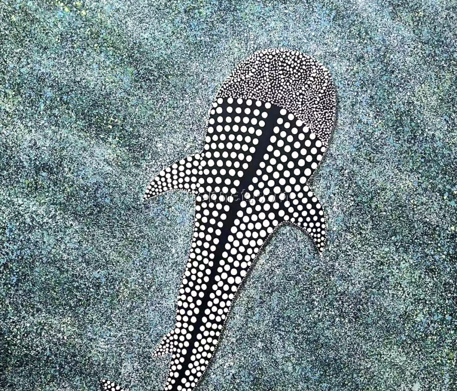 Can You Tell Which is Which? The Mind-Blowing Art of Museum-Quality Dafen Village Oil Painting Reproductions 🐋✨ 2 hand-painted whale shark oil painting