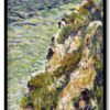Paul Signac Port en Bessin, a Cliff (1883) Impressionism – Hand-Painted Oil Reproduction by Dafen Village Studio 1 Hand-painted Impressionist oil reproduction of Paul Signac's Port en Bessin, a Cliff by Dafen Village Studio
