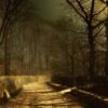 John Atkinson Grimshaw – A Moonlit Lane with Two Lovers by a Gate Hand-Painted Oil Reproduction by Dafen Village Studio 2 Hand-painted oil reproduction of John Atkinson Grimshaw A Moonlit Lane with Two Lovers by a Gate by Dafen Village Studio