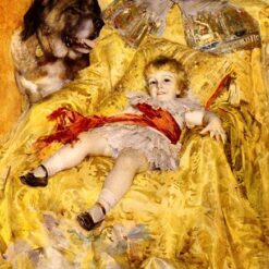 Hand-painted oil reproduction of Anders Zorn's Impressionist painting A Portrait of Christian De Falbe by Dafen Studio