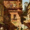 Carl Spitzweg: Arts and Science (c.1880) Biedermeier Genre Art – Hand-Painted Oil Reproduction by Dafen Village Studio 1 Hand-painted oil painting reproduction of Arts and Science by Carl Spitzweg by Dafen Village Studio