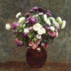 Henri Fantin-Latour: Asters in a Vase (1875) Realism Floral Painting – Hand-Painted Oil Reproduction by Dafen Village Studio 1 Hand-painted oil reproduction of Asters in a Vase 1875 by Henri Fantin-Latour created by Dafen Village Studio