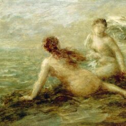 Hand-painted oil reproduction of Bathers by the Sea 1898 by Henri Fantin-Latour created by Dafen Village Studio