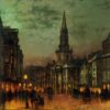 John Atkinson Grimshaw – Blackman Street, London (1885) Hand-Painted Oil Reproduction by Dafen Village Studio 1 Hand-painted oil reproduction of John Atkinson Grimshaw Blackman Street London 1885 by Dafen Village Studio