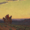 Edgar Payne - Burning of the Hogan Impressionist Oil Painting Reproduction by Dafen Village Studio 1 Hand-painted oil painting reproduction of Edgar Payne's Burning of the Hogan by Dafen Village Studio