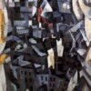 Robert Delaunay – City (Ciudades) 1911 Orphism Masterpiece – Hand-Painted Oil Reproduction by Dafen Village Studio 1 Hand-painted oil reproduction of Robert Delaunay City Ciudades 1911 Orphism abstract artwork by Dafen Village Studio