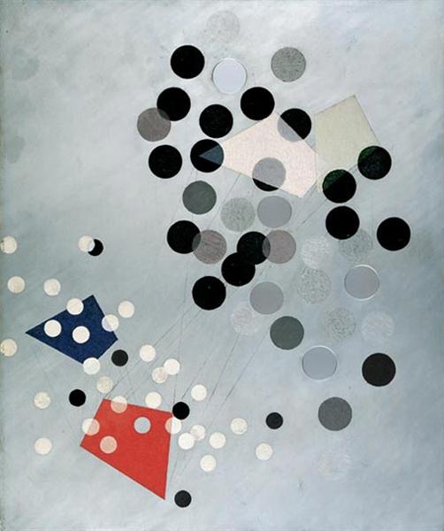 László Moholy-Nagy – Construction AL6 (c.1933) Constructivism Canvas Art – Hand-Painted Oil Reproduction by Dafen Village Studio