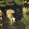 Dusk, or A Round of Croquet by Pierre Bonnard - Hand-Painted Oil Painting Reproduction 1 Hand-painted oil painting reproduction of Dusk, or A Round of Croquet (Crépuscule) by Pierre Bonnard, Japonism Post-Impressionist canvas art.