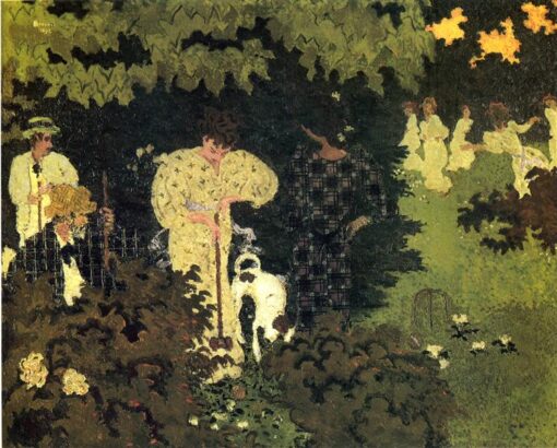 Dusk, or A Round of Croquet by Pierre Bonnard – Hand-Painted Oil Painting Reproduction