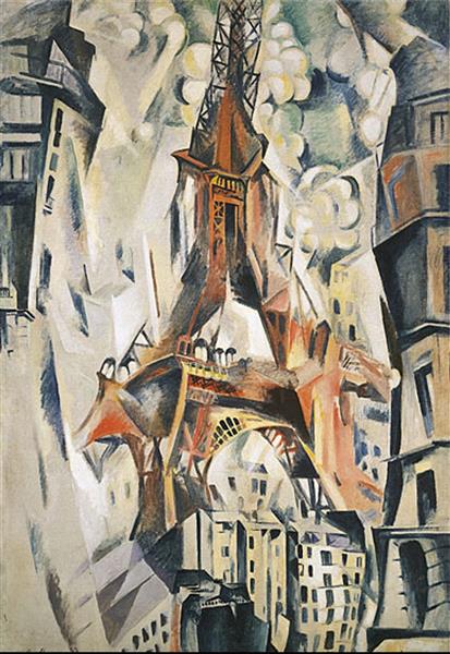 Robert Delaunay – Eiffel Tower (1911) Orphism Masterpiece – Hand-Painted Oil Reproduction by Dafen Village Studio