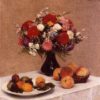 Henri Fantin-Latour: Flowers and Fruit (1868) Realism Still Life – Hand-Painted Oil Reproduction by Dafen Village Studio 2 Hand-painted oil reproduction of Flowers and Fruit 1868 by Henri Fantin-Latour created by Dafen Village Studio