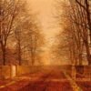 John Atkinson Grimshaw – Golden Light (1893) Hand-Painted Oil Reproduction by Dafen Village Studio 2 Hand-painted oil reproduction of John Atkinson Grimshaw Golden Light 1893 sunset landscape by Dafen Village Studio