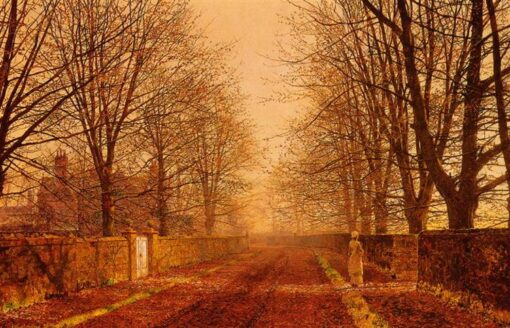 John Atkinson Grimshaw – Golden Light (1893) Hand-Painted Oil Reproduction by Dafen Village Studio