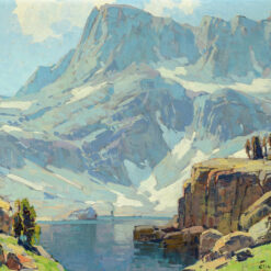 Hand-painted oil painting reproduction of Edgar Payne's High Sierra Lake by Dafen Village Studio