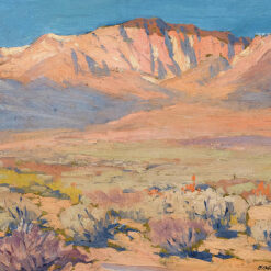 Reproducción al óleo pintada a mano de la obra «Condado de Inyo», de Edgar Payne, realizada por Dafen Studio