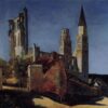 Hand-Painted Oil Painting Reproduction: Jumièges by Camille Corot 1 Hand-painted oil painting reproduction of Jumieges 1829-1831 by Camille Corot