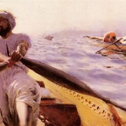 Hand-painted oil painting reproduction of Anders Zorn's 1886 Orientalist genre painting Kaikroddare by Dafen Studio
