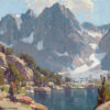 Hand-painted oil painting reproduction of Edgar Payne's Kearsarge Peaks, High Sierras by Dafen Village Studio