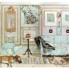 Carl Larsson Lazy Nook (1897) Art Nouveau Interior – Hand-Painted Oil Reproduction by Dafen Village Studio 1 Hand-painted oil painting reproduction of Detail Of Christmas Eve by Carl Larsson (1906)