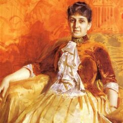 Hand-painted oil reproduction of Anders Zorn's Art Nouveau portrait Lisen Lamm by Dafen Village Studio