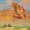 Edgar Alwin Payne - Mesa Arizona Hand-Painted Oil Painting Reproduction by Dafen Studio 2 Reproducción al óleo pintada a mano de «Mesa, Arizona», de Edgar Alwin Payne, realizada por Dafen Studio