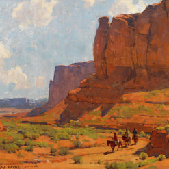 Hand-painted oil painting reproduction of Edgar Payne's Monument Valley, Riverbed by Dafen Village Studio