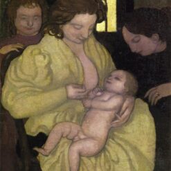 Hand-painted oil painting reproduction of Maurice Denis Motherhood 1895 Post-Impressionist portrait by Dafen Village Studio.