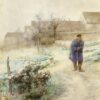 Carl Larsson November (1882) Art Nouveau Scene – Hand-Painted Oil Reproduction by Dafen Village Studio 2 Hand-painted oil painting reproduction of November by Carl Larsson (1882)