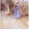 Carl Larsson Otoco (1884) Impressionism Scene – Hand-Painted Oil Reproduction by Dafen Village Studio 1 Hand-painted oil painting reproduction of Otoco by Carl Larsson (1884)