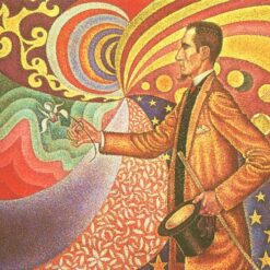 Hand-painted Pointillist oil reproduction of Paul Signac's Portrait of Felix Feneon by Dafen Village Studio