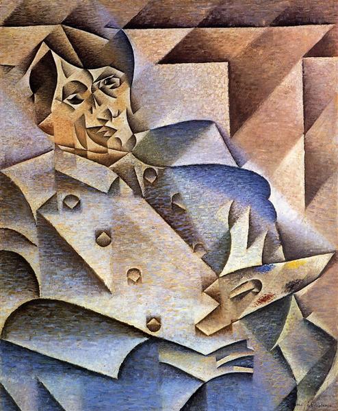 Juan Gris – Portrait of Pablo Picasso (1912) Analytical Cubism – Hand-Painted Oil Reproduction by Dafen Village Studio