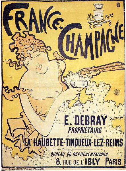 France Champagne Vintage Poster by Pierre Bonnard – Hand-Painted Oil Painting Reproduction