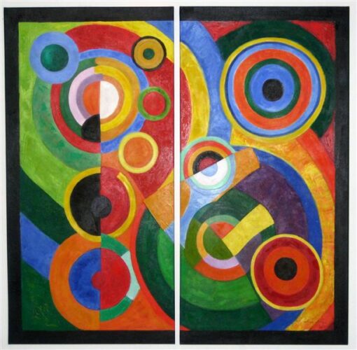 Robert Delaunay – Rhythm (1912) Orphism Masterpiece – Hand-Painted Oil Reproduction by Dafen Village Studio