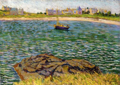 Paul Signac Saint Brac, Le Bechet (1885) Impressionism – Hand-Painted Oil Reproduction by Dafen Village Studio