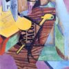 Juan Gris - Saint Matorel (1913) Synthetic Cubism – Hand-Painted Oil Reproduction by Dafen Village Studio 1 Hand-painted oil reproduction of Saint Matorel by Juan Gris 1913 Synthetic Cubism still life
