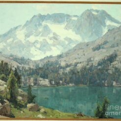 Hand-painted oil reproduction of Edgar Alwin Payne Sierra Lake by Dafen Studio