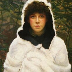 Hand-painted oil reproduction of John Atkinson Grimshaw Snowbound 1883 winter landscape by Dafen Village Studio