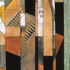 Hand-painted oil reproduction of Still Life with Bottle and Cigars by Juan Gris 1912 Synthetic Cubism still life