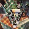 Hand-painted oil reproduction of Still Life with Checked Tablecloth by Juan Gris 1915 Synthetic Cubism still life