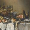 Pieter Claesz - Still Life with Ham (1641) Baroque – Hand-Painted Oil Reproduction by Dafen Village Studio 2 Hand-painted oil reproduction of Pieter Claesz Still Life with Ham 1641 Dutch Golden Age by Dafen Village Studio